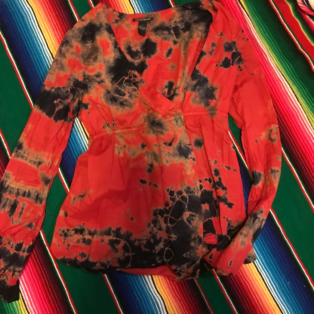 Lucky Brand Tye Dye blouse
